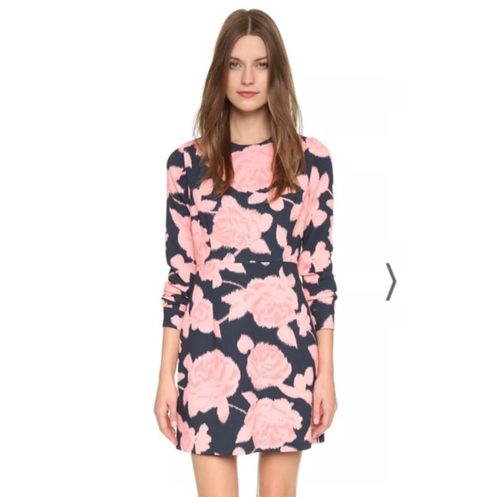 Paul & Joe Sister Ella‎ Rose Richard Sorose Floral Dress Long Sleeve Size 38